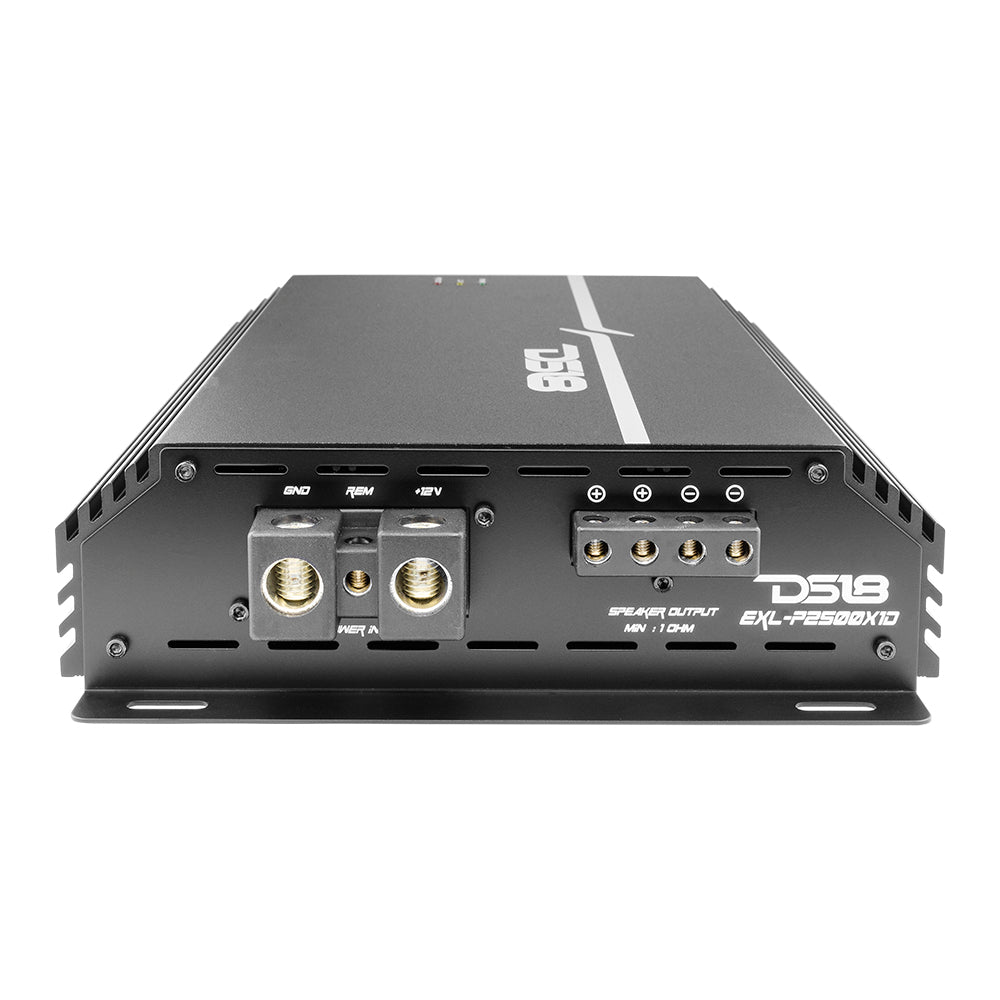EXL 1-Channel Class D Amplifier 2500 Watts Rms @ 1-Ohm Made In Korea