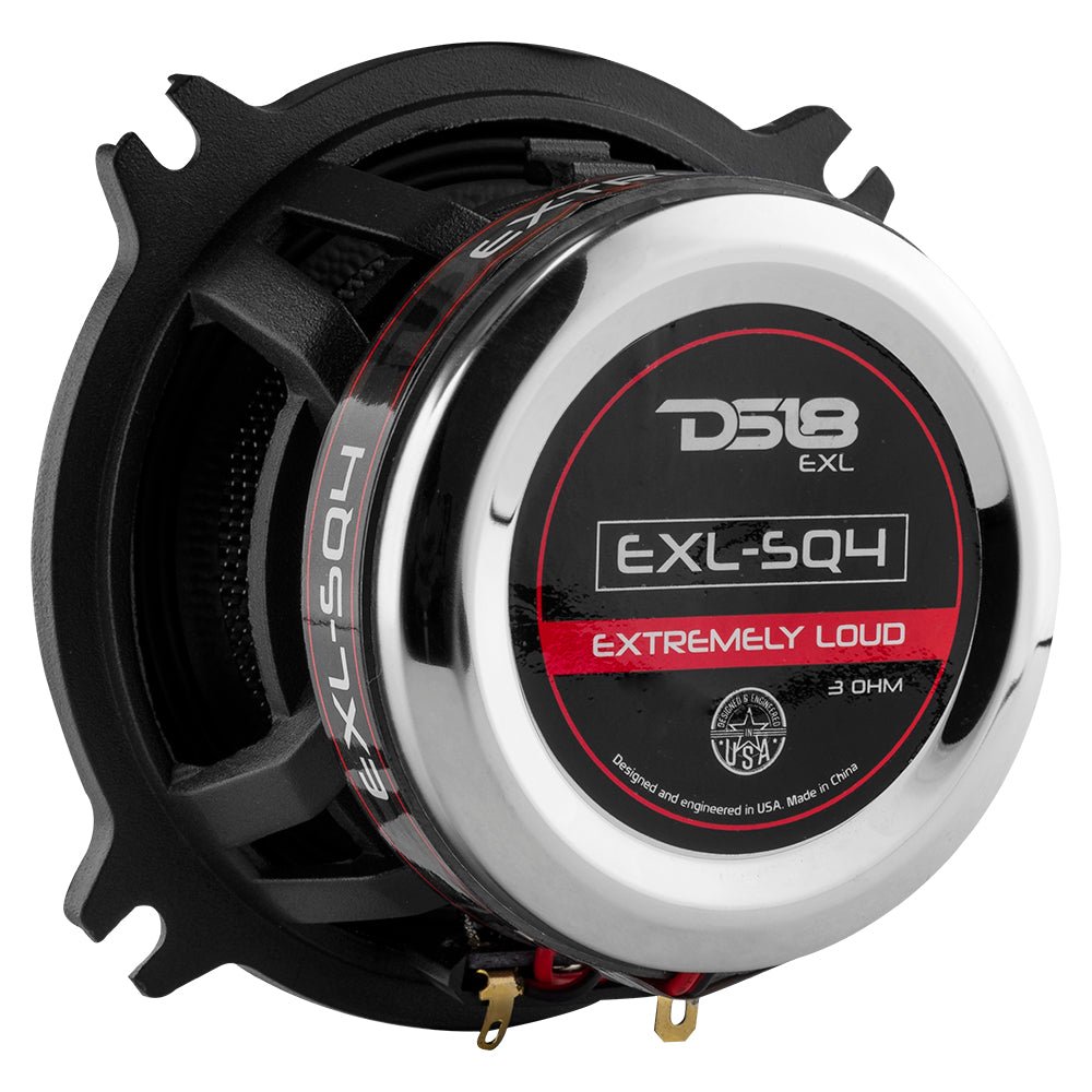 EXL 4" 2-Way Coaxial Speaker with Fiber Glass Cone | 60W RMS 3-Ohm
