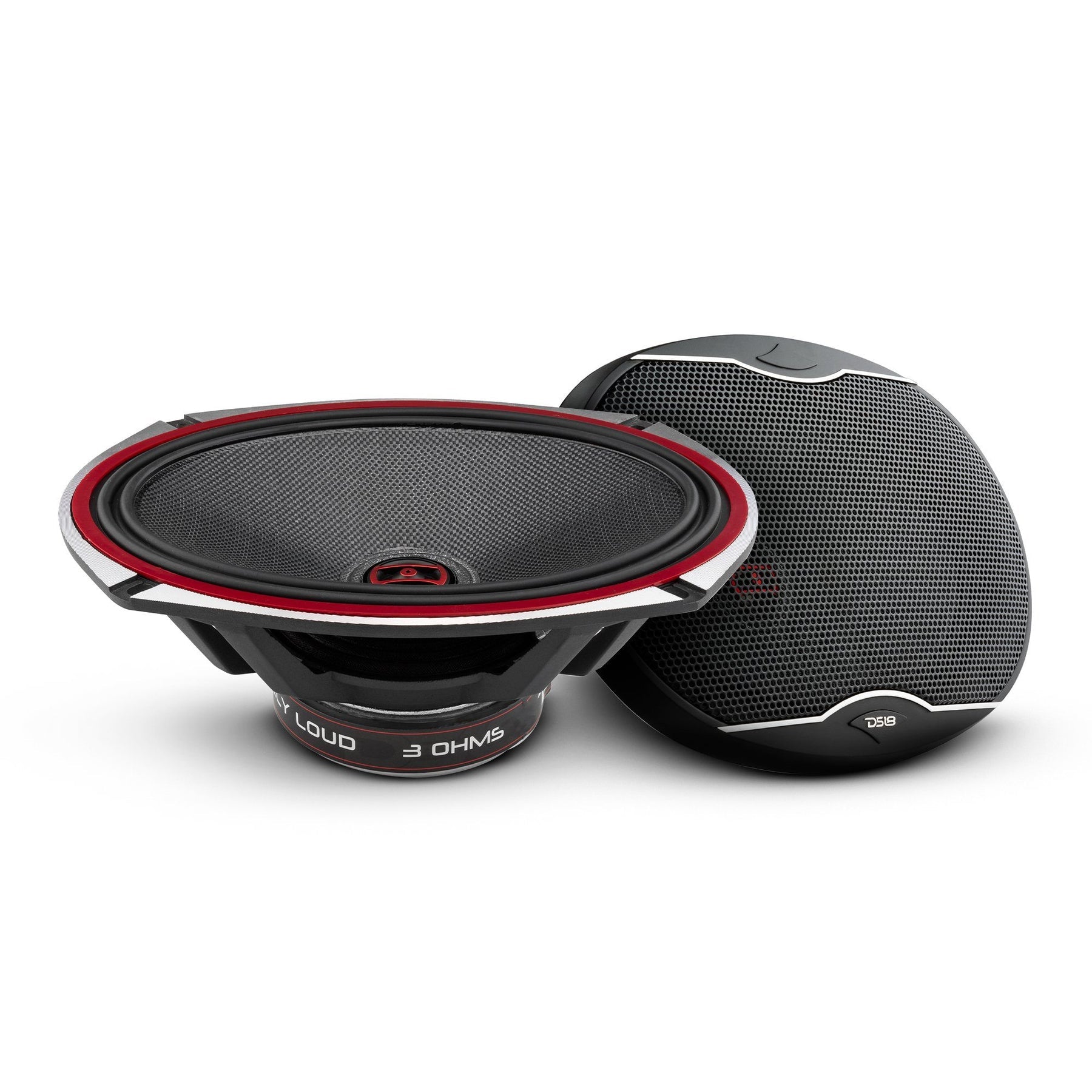 DS18 2012-2021 RAM 1500 Crew and Quad Cab Front and Back Doors Speakers Best Upgrade/Replacement Package 1800 Watts