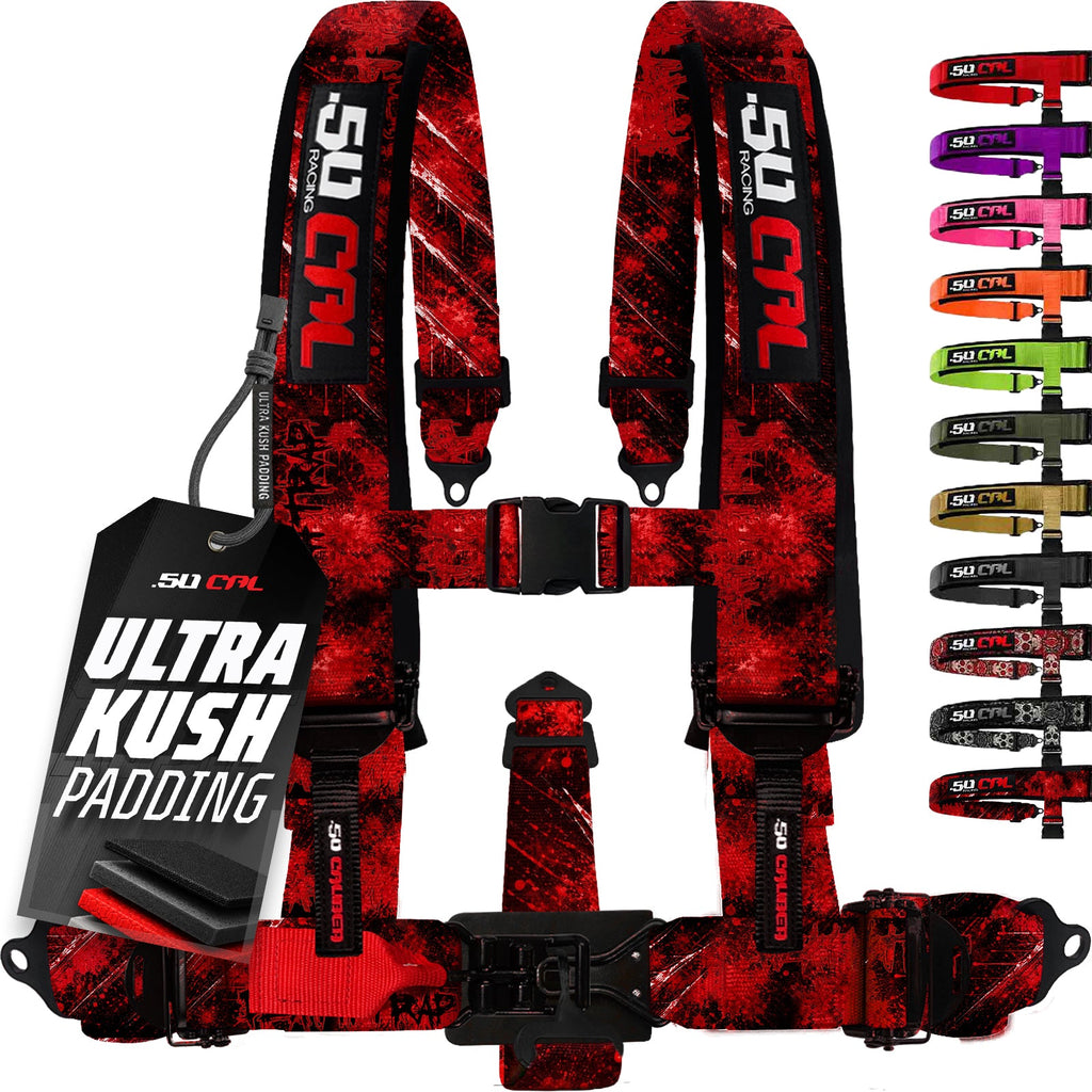 2" & 3" 4pt & 5pt Elite Series Race Latch "EZ" Adjust Harness