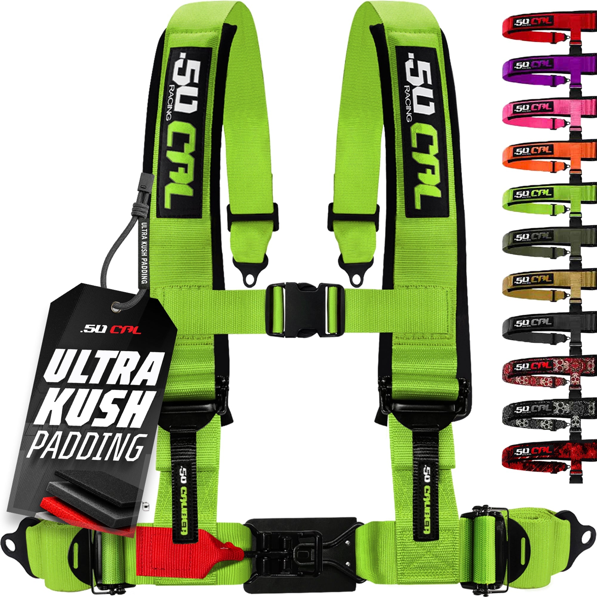 2" & 3" 4pt & 5pt Elite Series Race Latch "EZ" Adjust Harness