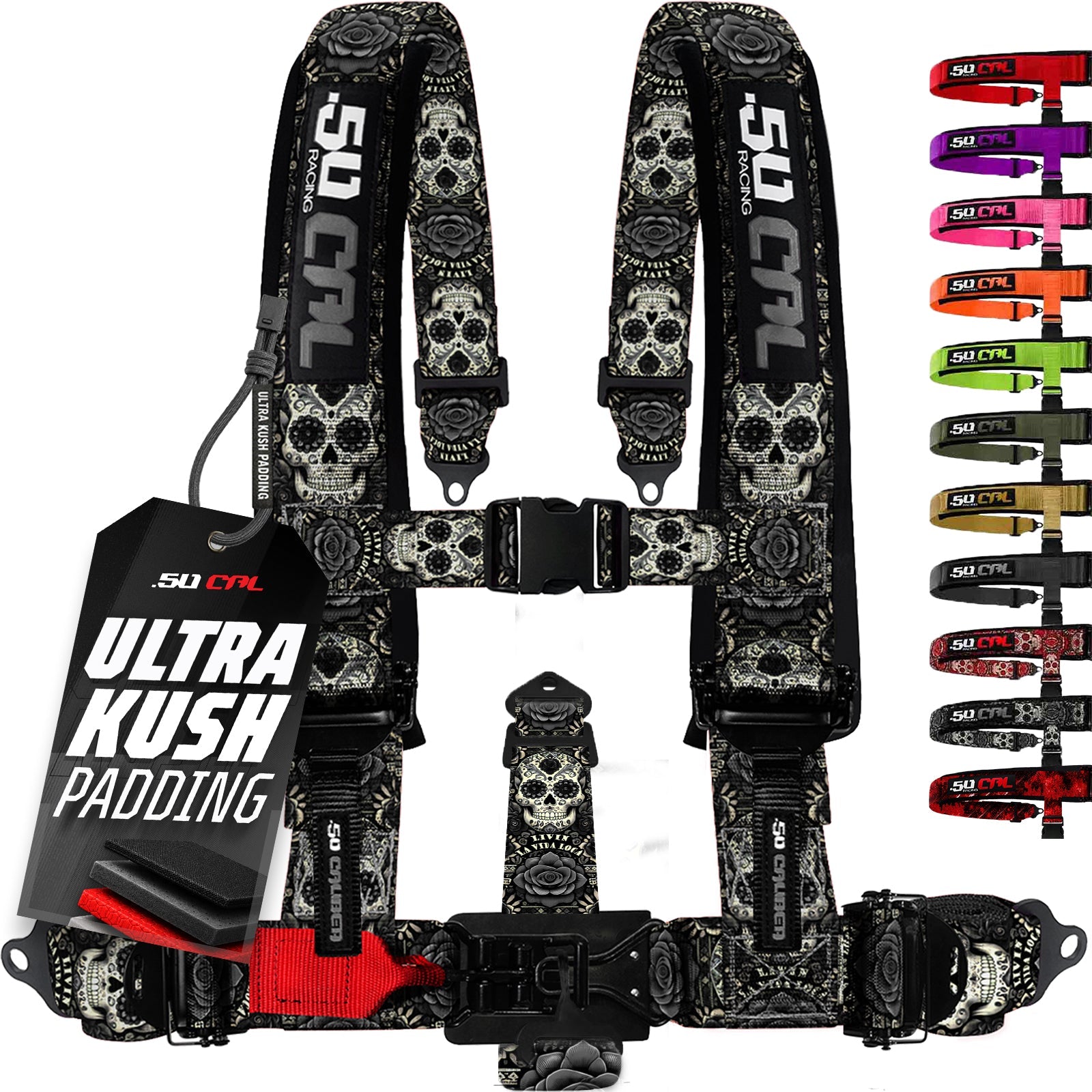 2" & 3" 4pt & 5pt Elite Series Race Latch "EZ" Adjust Harness