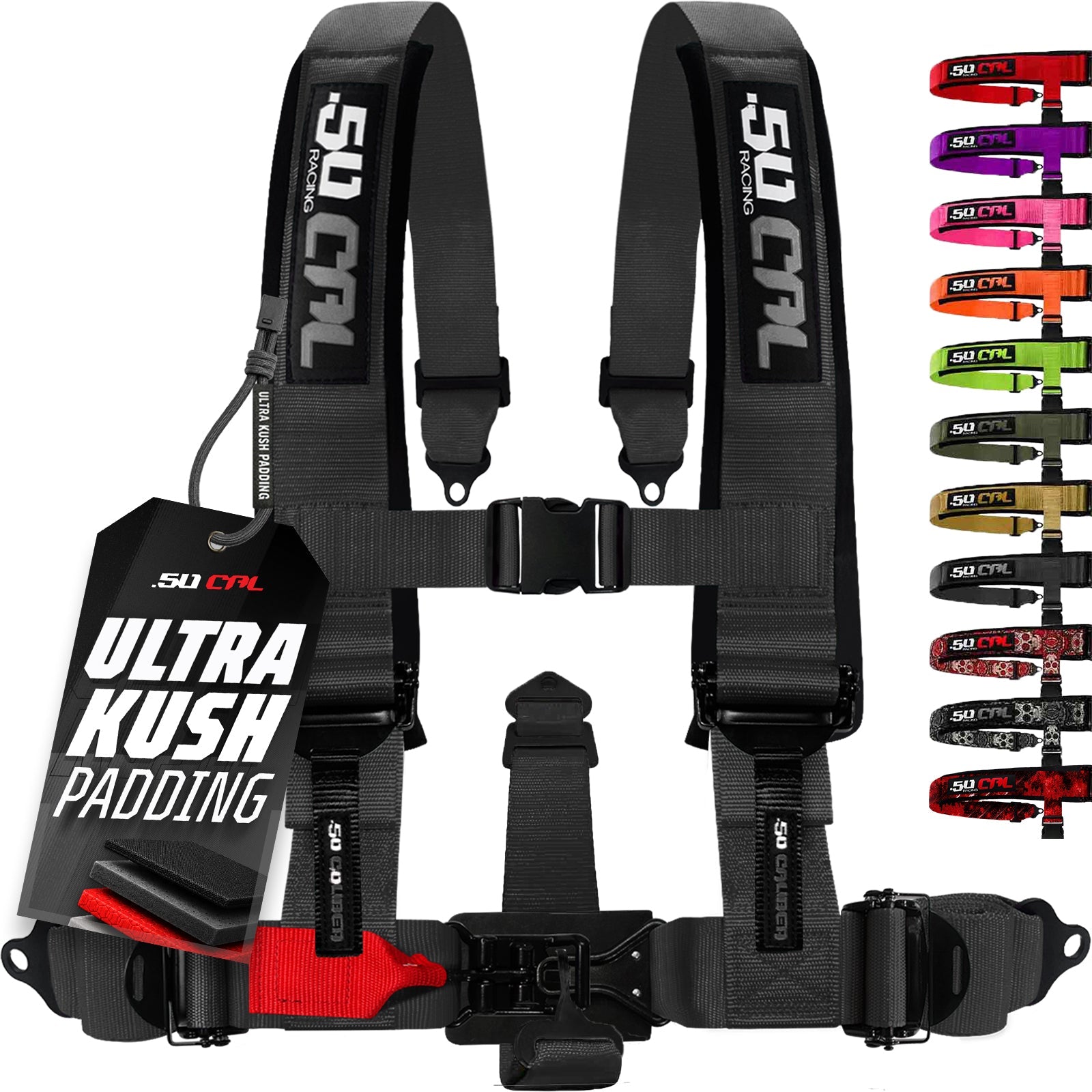 2" & 3" 4pt & 5pt Elite Series Race Latch "EZ" Adjust Harness