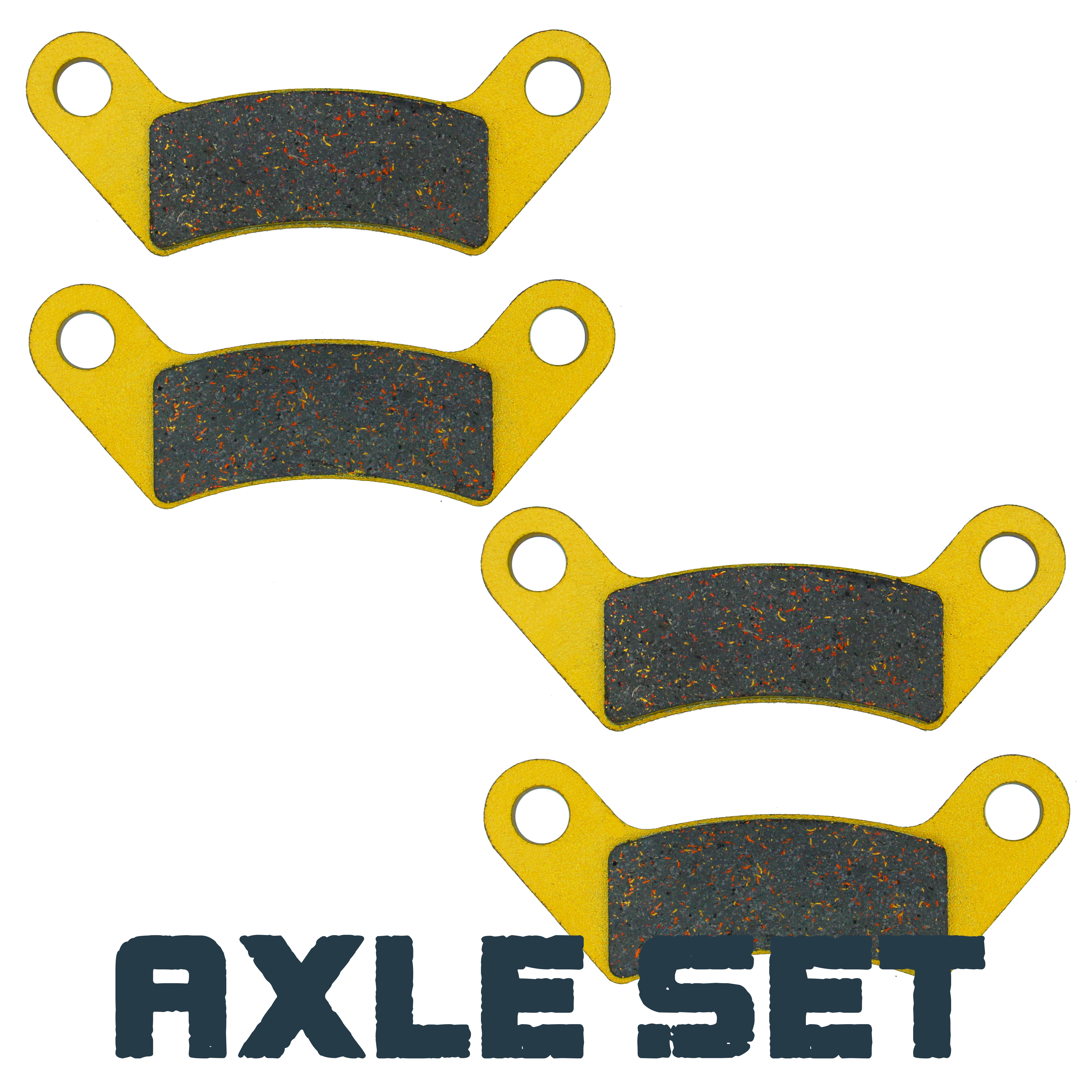 Cushman Hauler, Refesher, Shuttle, Titan XD  2009-2025 Ceramic Brake Pad Set