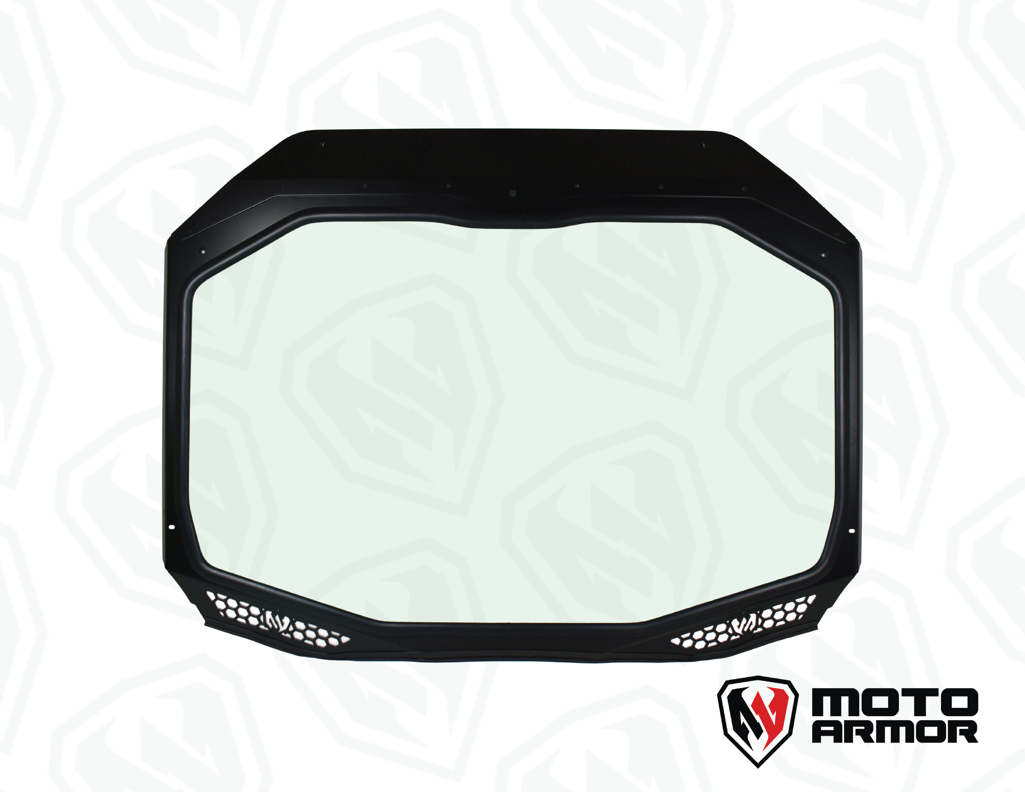 Maverick "R" Vented Glass Windshield with Wipers