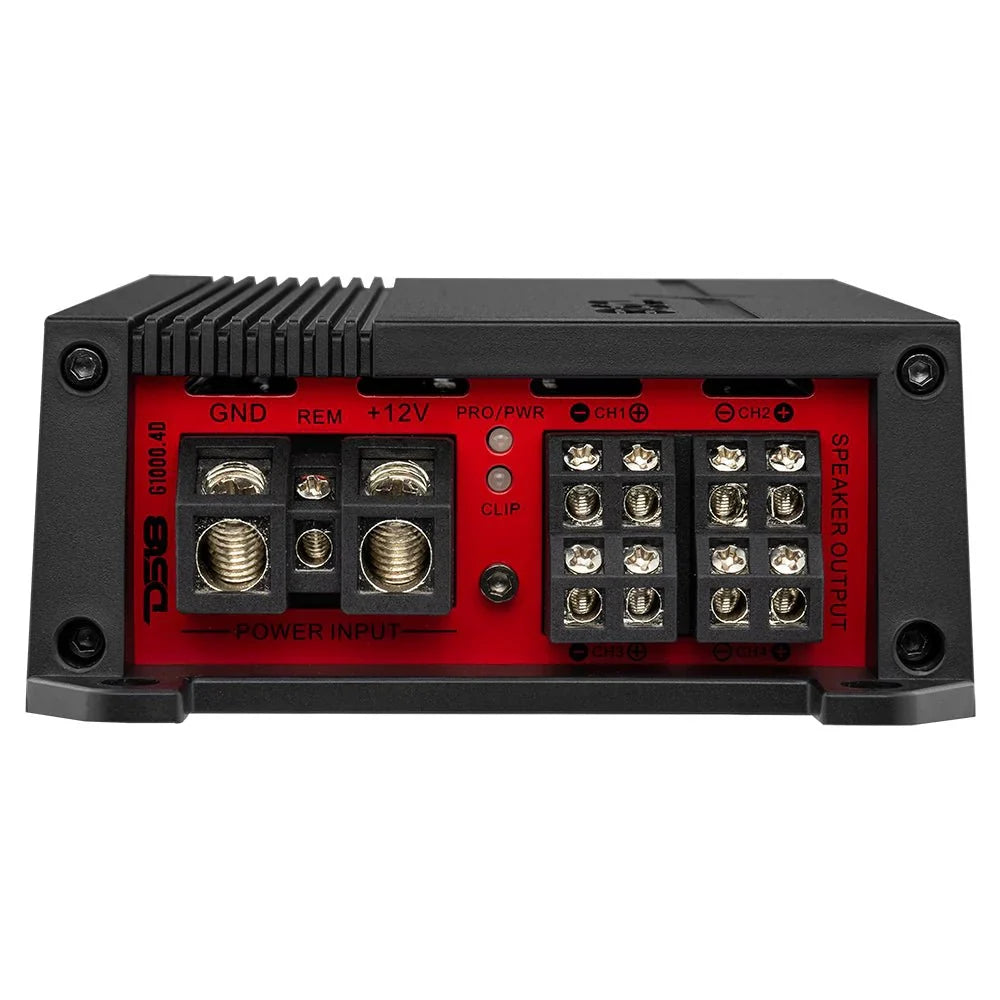 GEN-X Full-Range Class D 4-Channel Amplifier | 4 x 90W RMS @ 4-Ohm