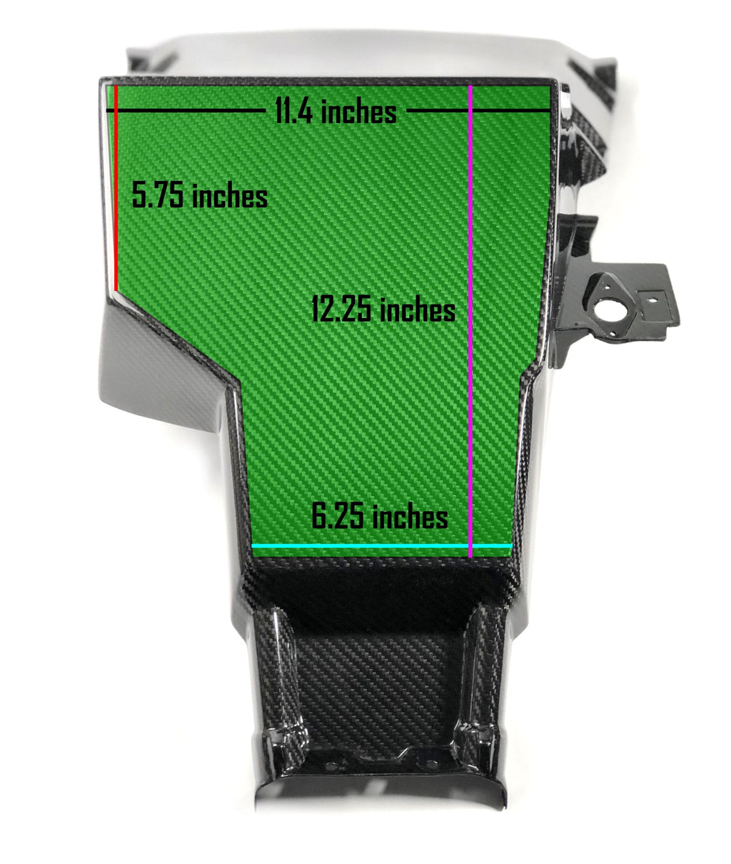 CAN AM MAVERICK X3 CARBON FIBER G2 RACE DASH ( CENTER )
