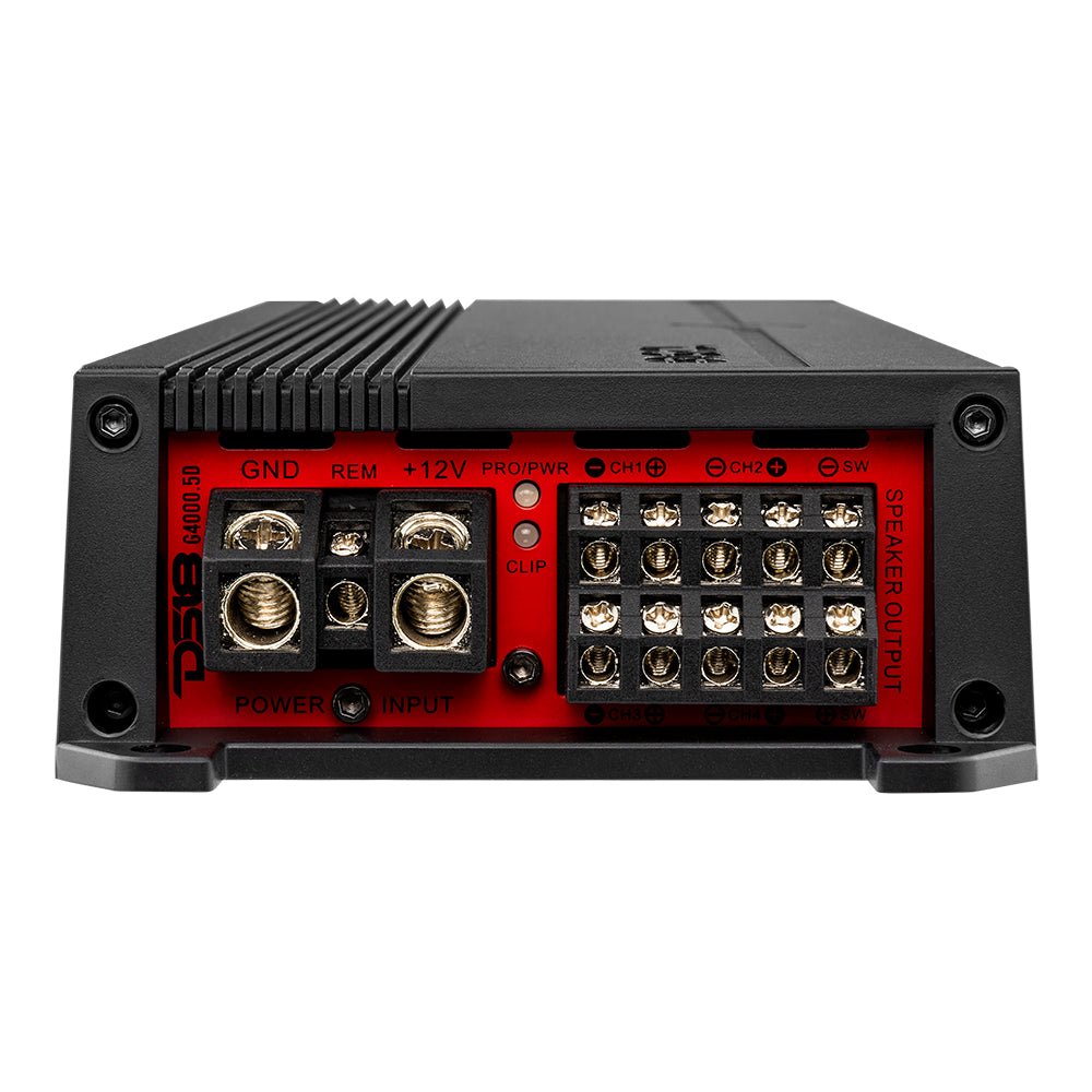 GEN-X 5-Channel Class D Amplifier | 4 x 130W RMS @ 4-Ohm + 1  x 900W RMS @ 1-Ohm