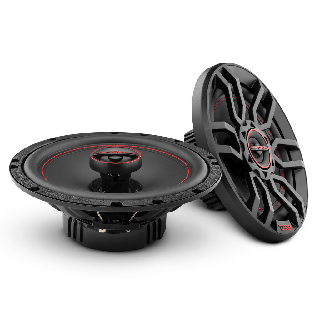 Car Audio Bundle: 6.5" & 6x9" Coaxial Speakers with OEM Speaker Adapters, Amplifier, and Wiring Kit