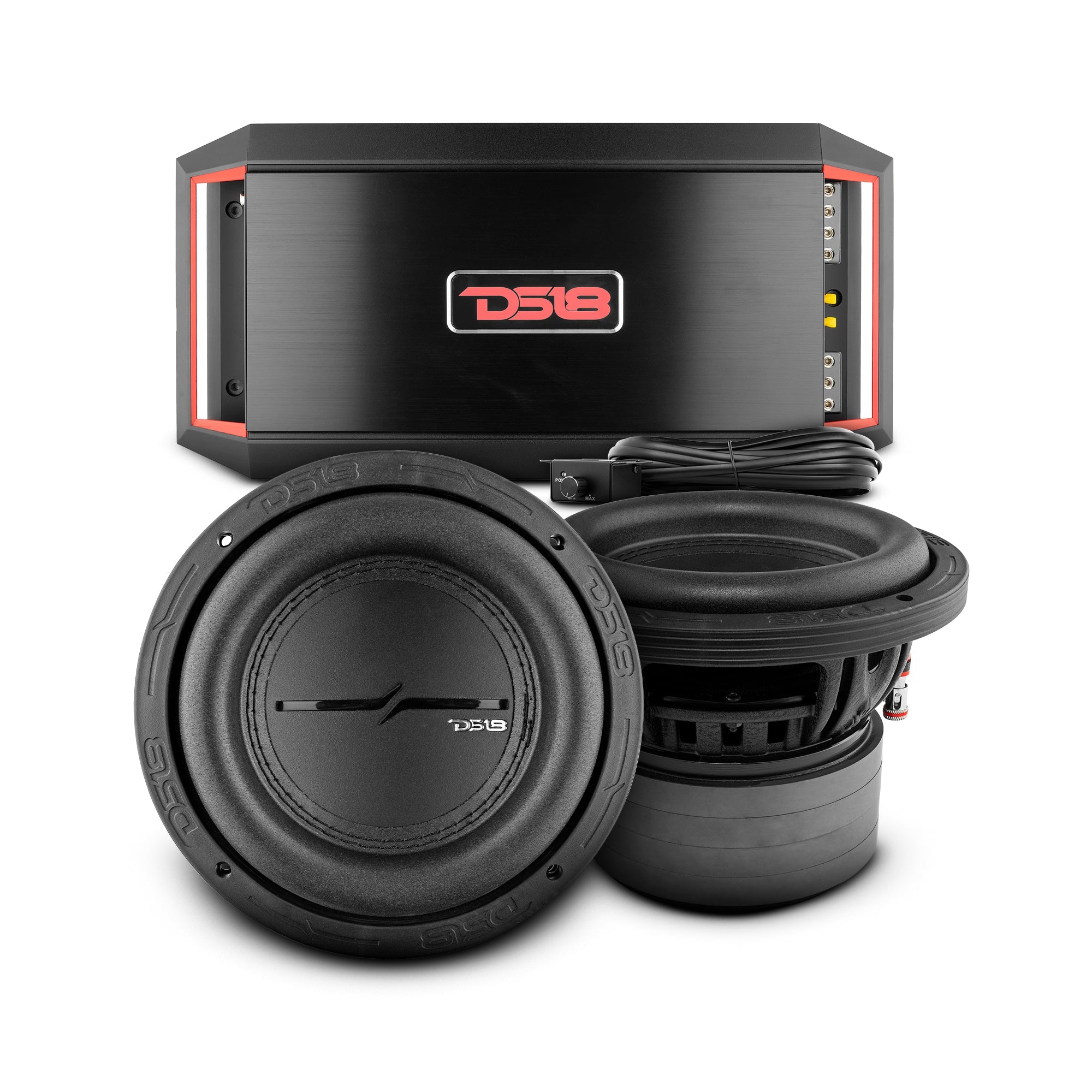 Bass Package - Pair of 6.5" Subwoofer ZXI6.2D and Amplifier GEN-X1200.1
