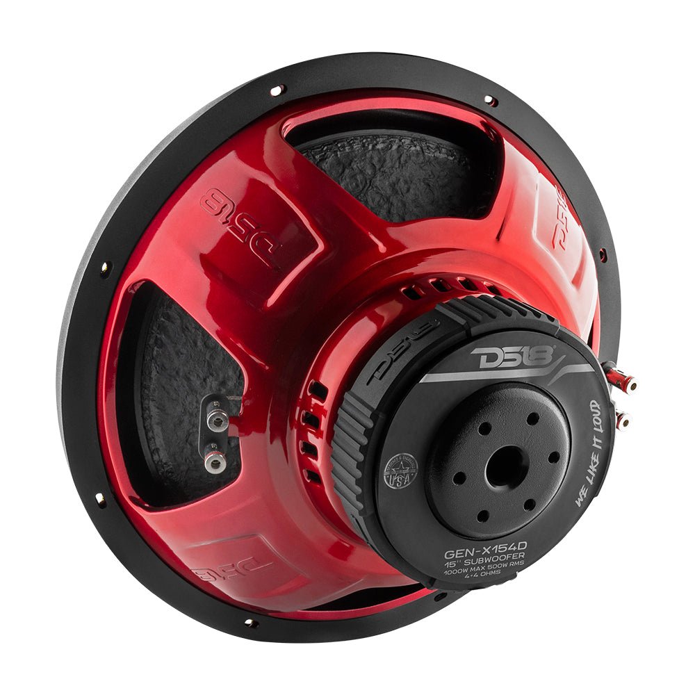 DS18 GEN-X154D 15" Car Subwoofer 1000 Watts 4-Ohm DVC