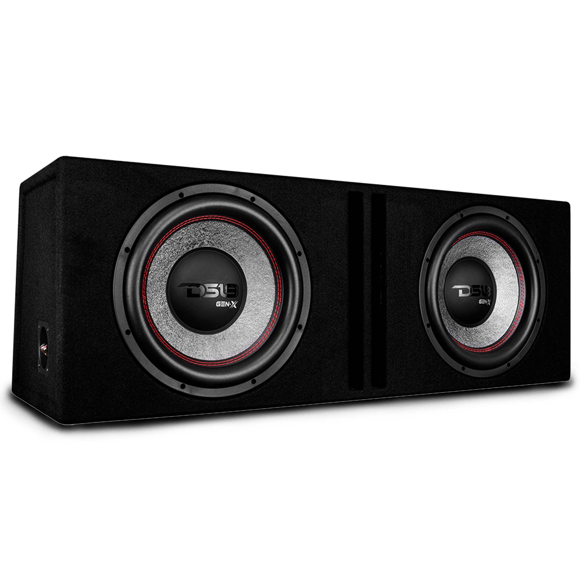 Dual 12" Loaded Subwoofer Ported Enclosure With GEN-X124D 900 Watts RMS