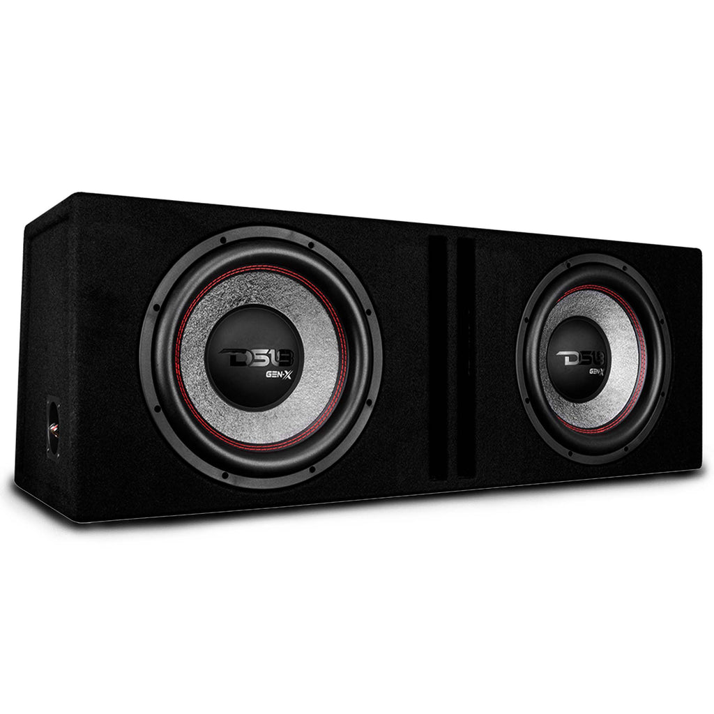 Dual 12" Loaded Subwoofer Ported Enclosure With GEN-X124D 900 Watts RMS