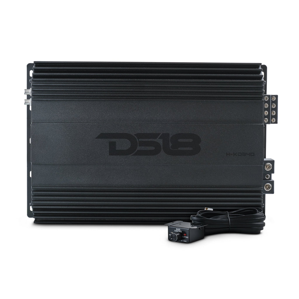 HOOLIGAN KO Full Range Class D 4-Channel Amplifier 4 x 300 Watts Rms @ 4-Ohm Made In Korea