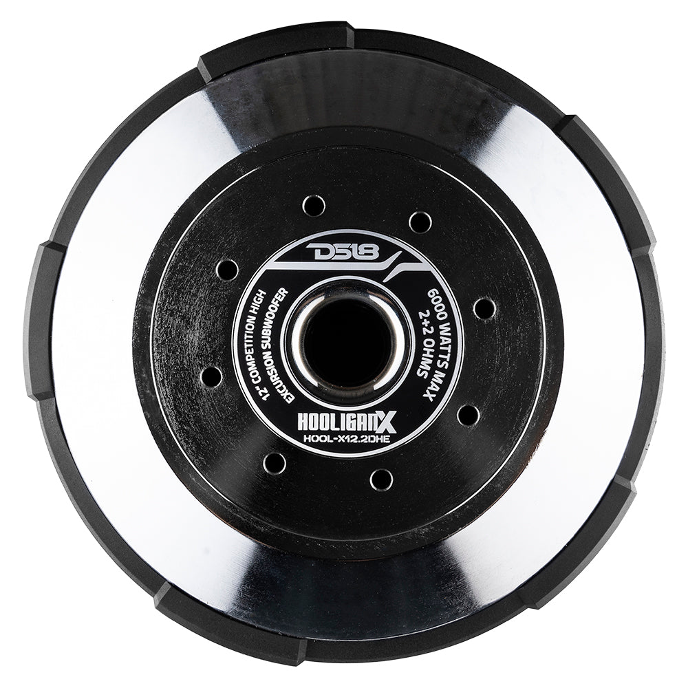 HOOLIGAN X 12" High Excursion Subwoofer 4000 Watts Rms 4" DVC 2-Ohm