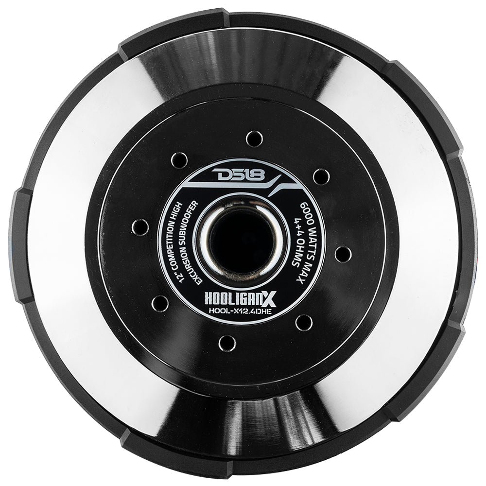 HOOLIGAN X 12" High Excursion Subwoofer 4000 Watts Rms 4" DVC 4-Ohm
