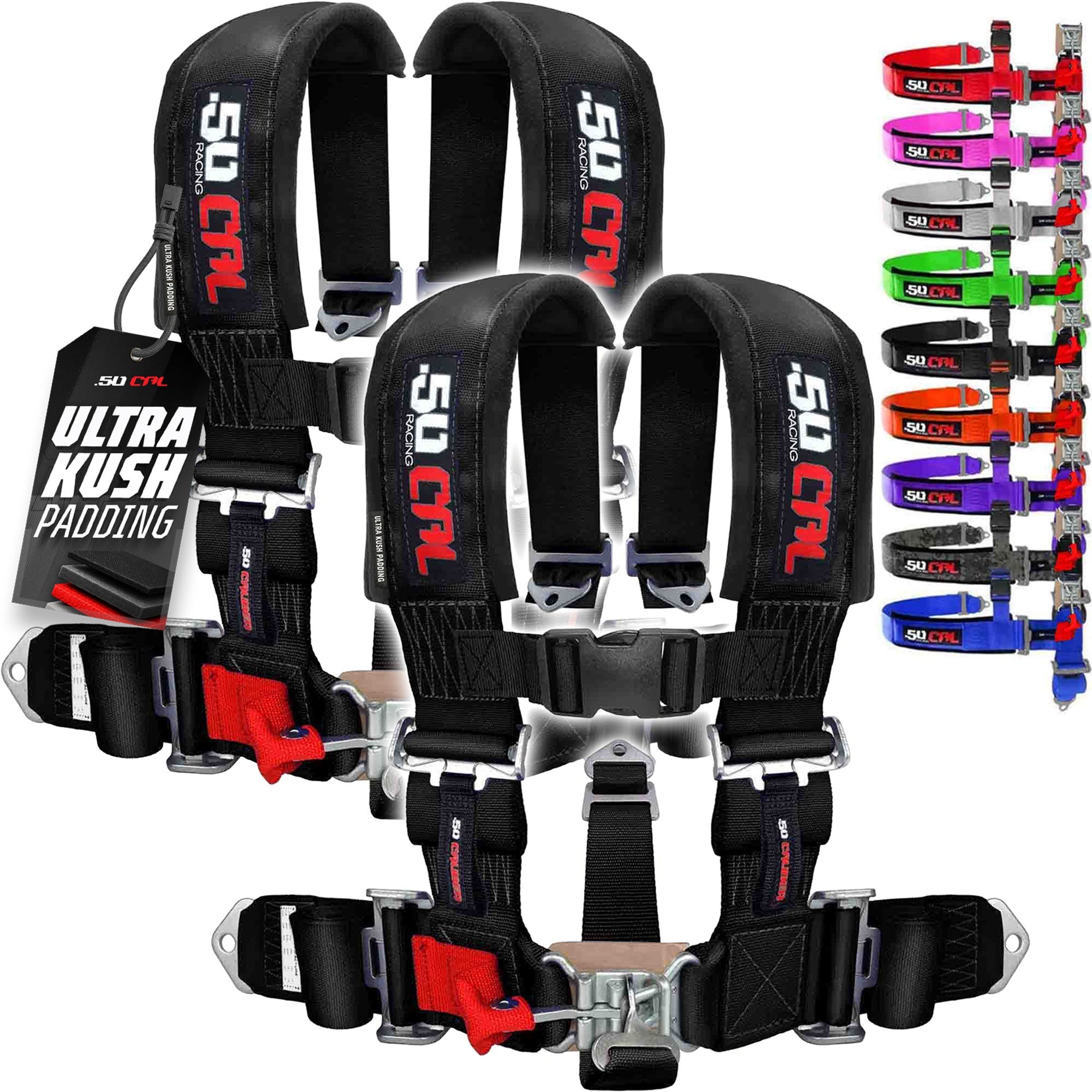 2" 5 point Pro Series Latch Harness 50 Caliber Racing Harness