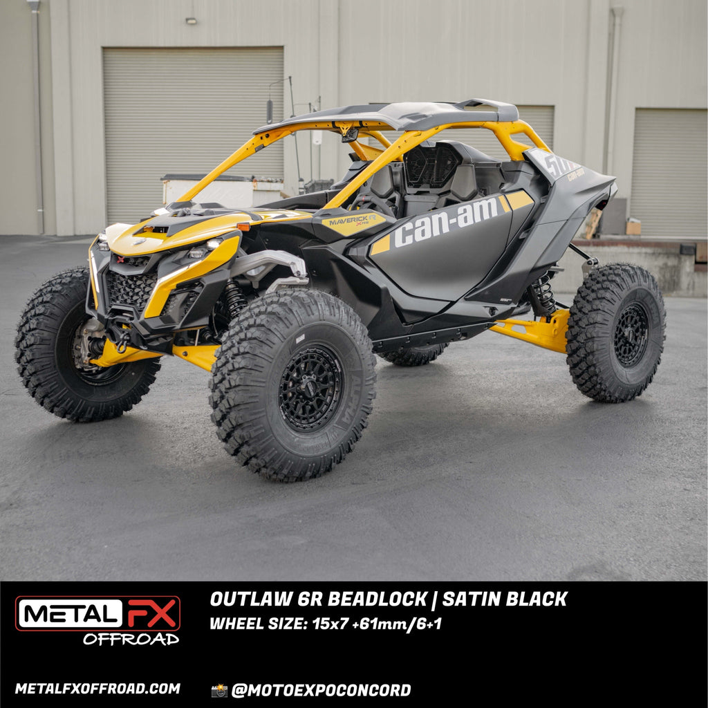 Outlaw 6R Beadlock | Satin Black