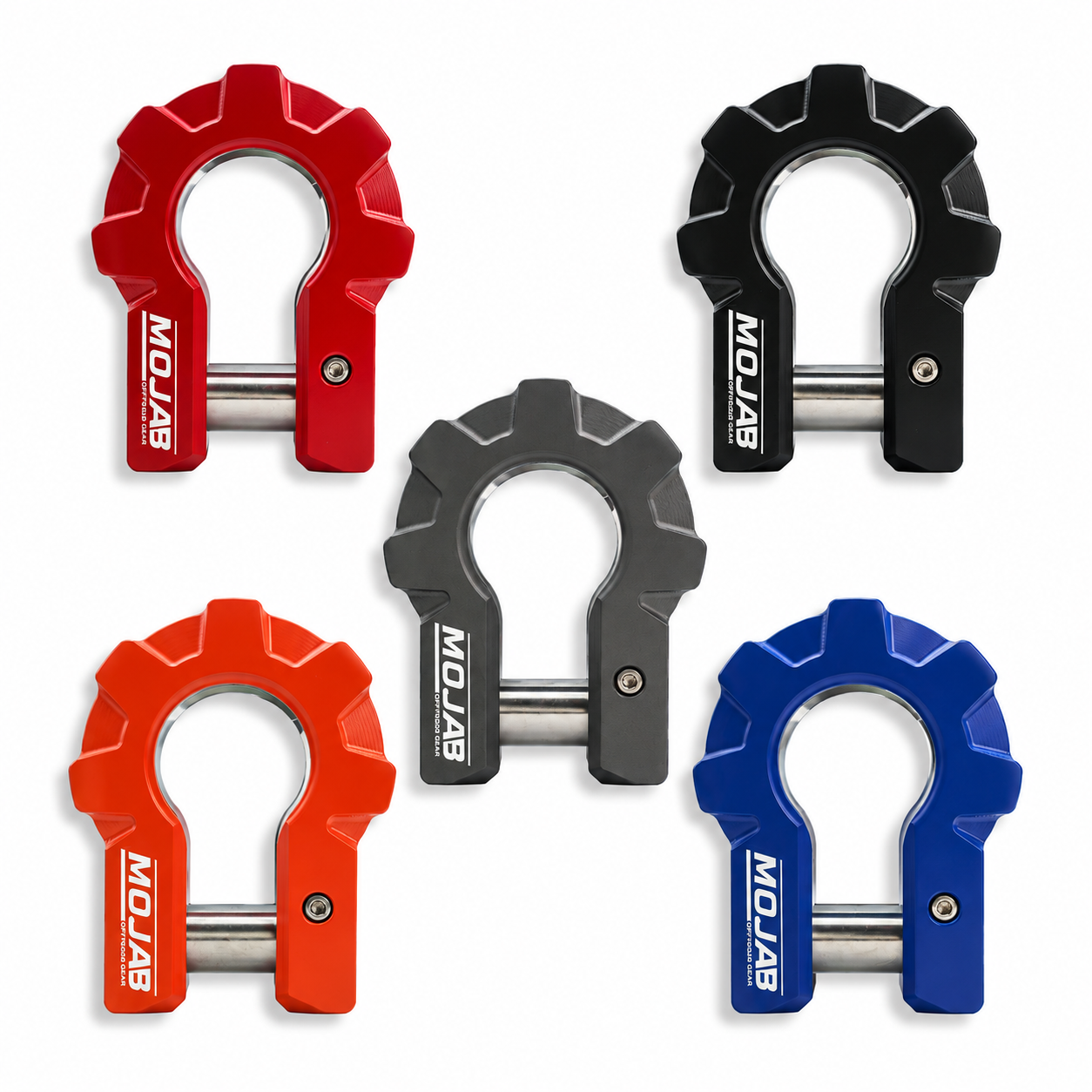 MOJAB 3/4'' Aluminum D-Shackle set-9 Ton