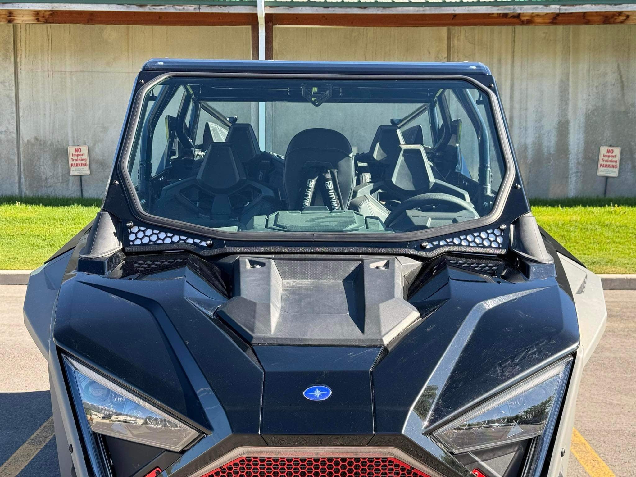 Moto Armor ABF Fabrication Pro Series Full Glass Windshield