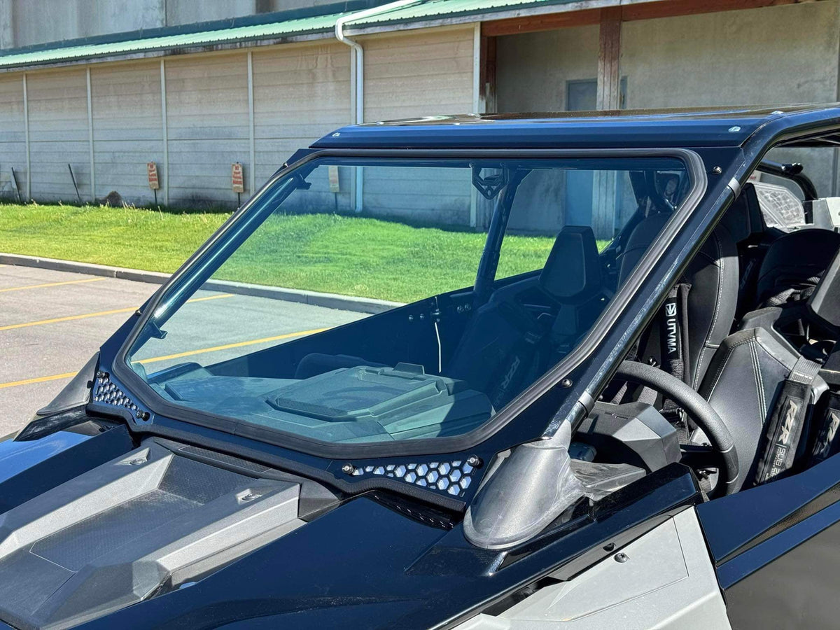 Moto Armor ABF Fabrication Pro Series Full Glass Windshield