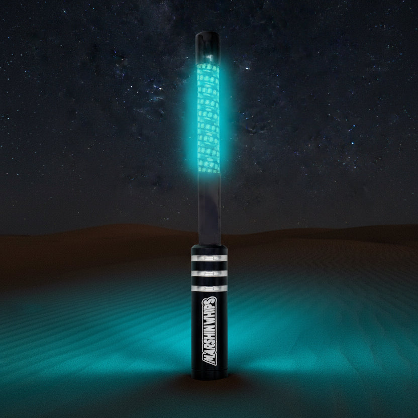 V3 Black Out LED Single Whip | Hex Magnetic Base UTV Light