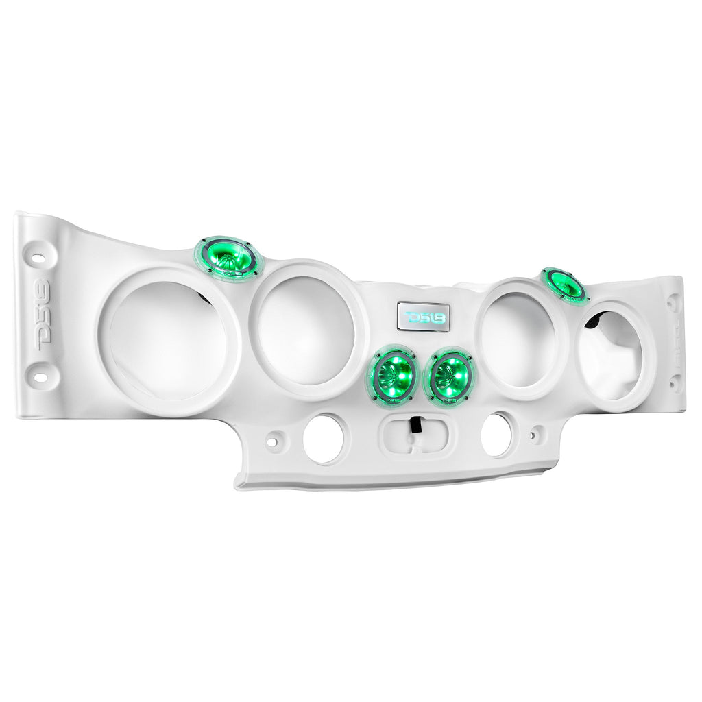 Jeep JK/JKU Overhead Sound Bar System Fits 4 X 8" Speakers (Not included) 4 X Tweeters PRO-TW4L and 2 X Drivers PRO-DRNSC1.5 and Harness Included- White