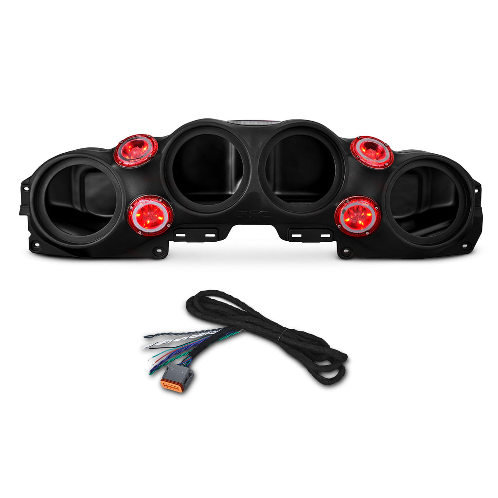 Jeep JL/JLU,JT Overhead Bar System Fits 4 X 8" Speakers (Not Included) and 4 X Tweeters PRO-TW4L and Harness Included