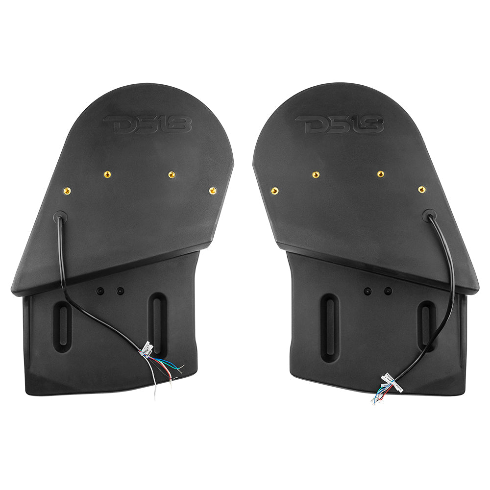 Jeep JLU 10" Wheel Well Sealed Subwoofer Enclosure Left and Right Side