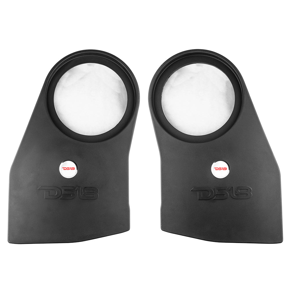 Jeep JLU 10" Wheel Well Sealed Subwoofer Enclosure Left and Right Side