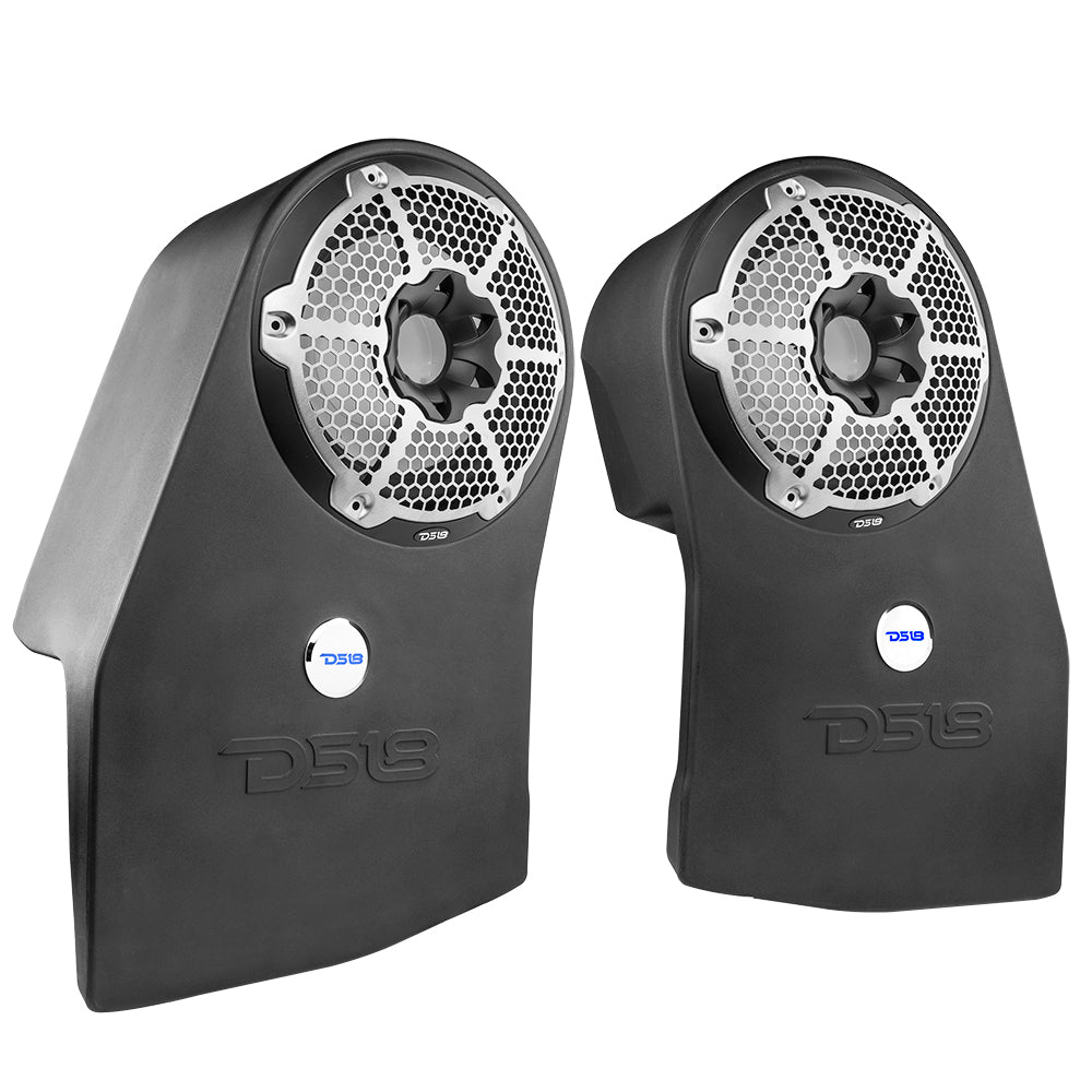 Jeep JLU 10" Wheel Well Sealed Subwoofer Enclosure Left and Right Side
