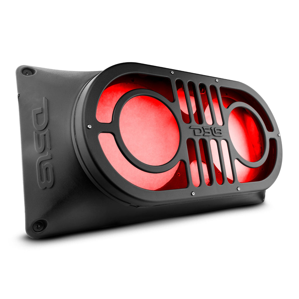 Jeep TJ,JK/JKU,JL/JLU Tailgate Loudspeaker Enclosure for 2 X 10" and 2 x 3" Tweeters