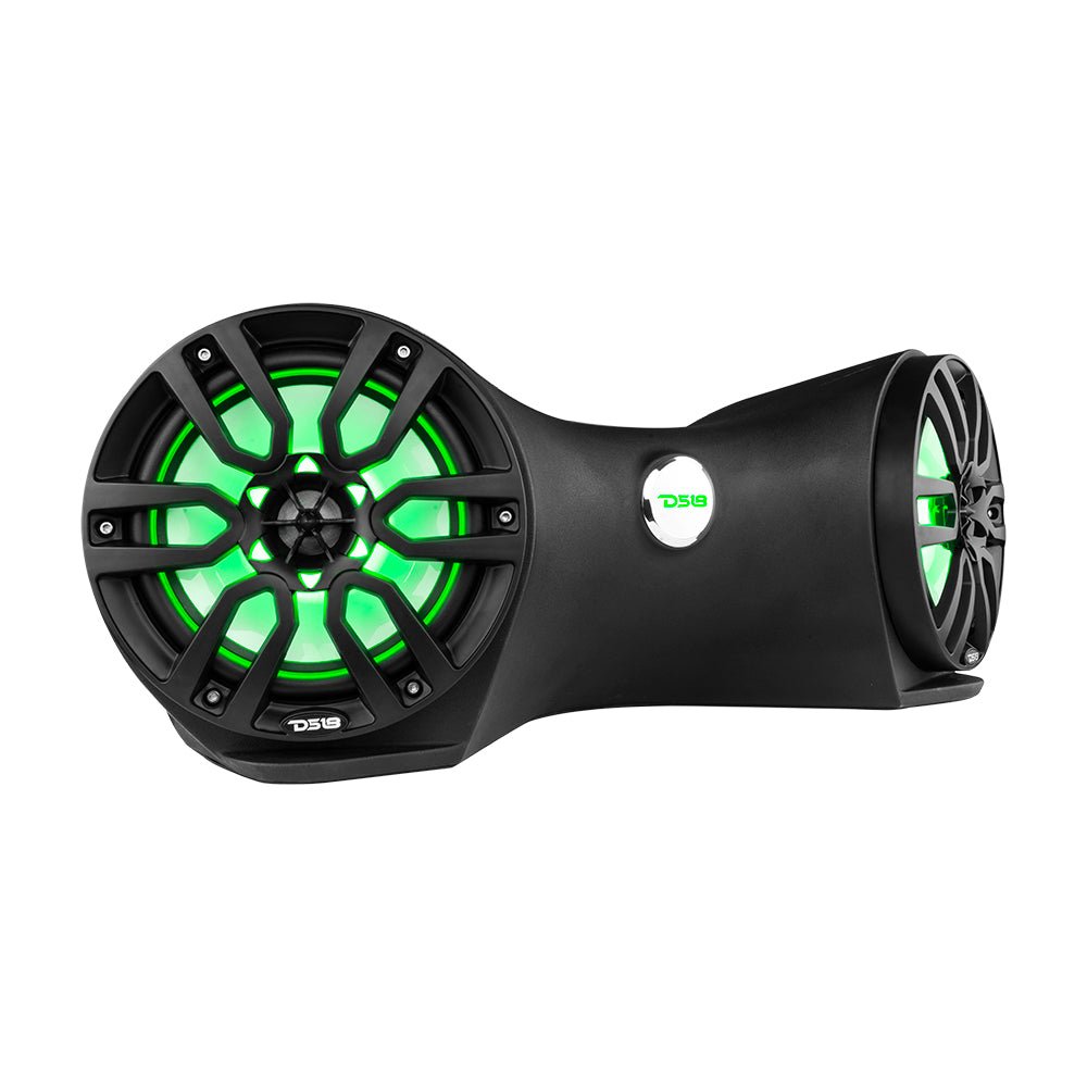 Extreme Sound System for Jet Skis - Loaded with 2 x 8" Coaxial Marine Speakers with RGB LED Lights