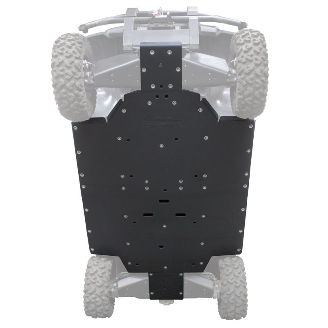 Kawasaki Mule Pro UHMW Skid Plate with Rock Sliders