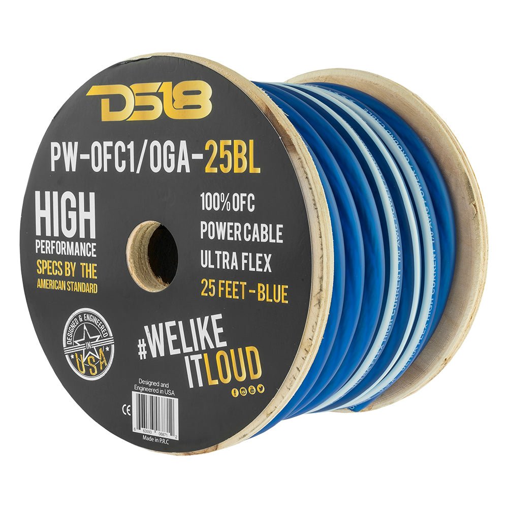 1/0-GA 100% OFC Ground, Power Cable, 25 Feet