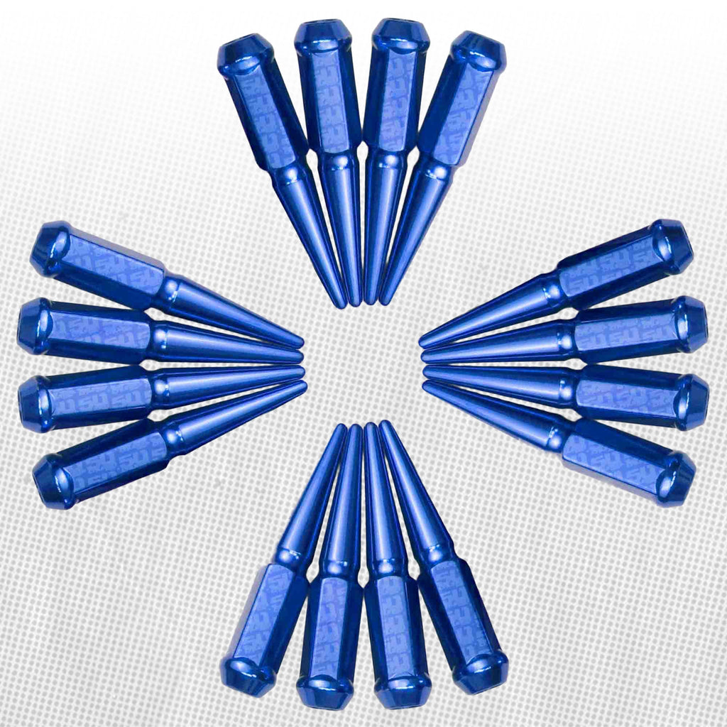 12x1.25mm Extended Spike Lug Nuts - 60 Degree Taper Seat