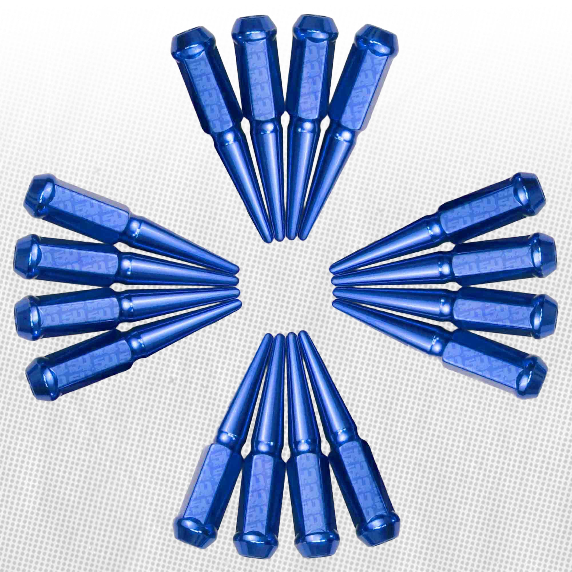 12x1.5mm Extended Spike Lug Nuts - 60 Degree Taper Seat