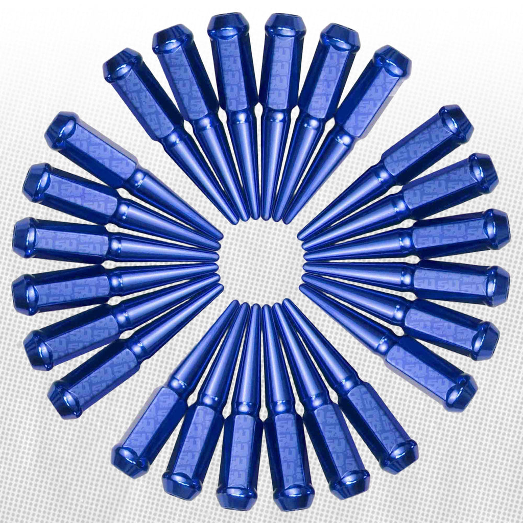 3/8-24 Extended Spike Lug Nuts - 60 Degree Taper Seat