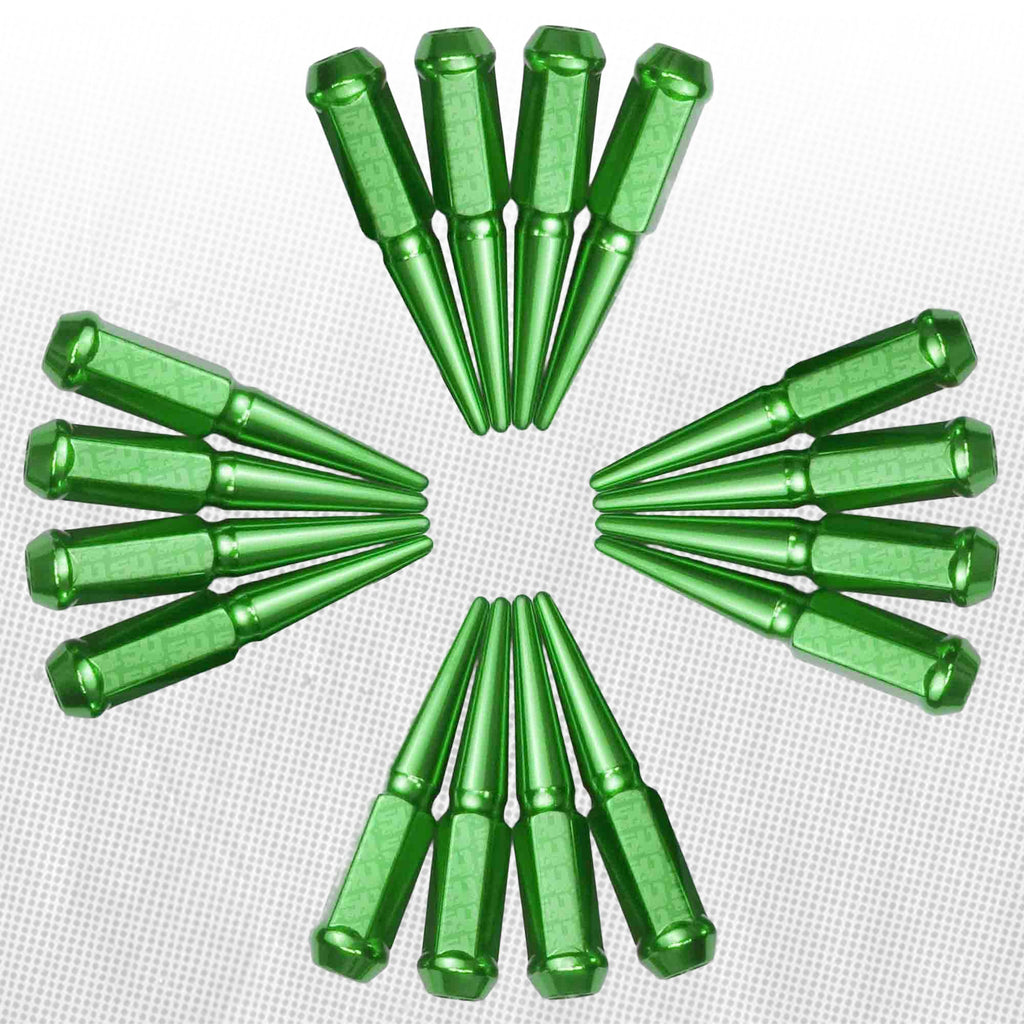 14x2.0mm Extended Spike Lug Nuts - 60 Degree Taper Seat