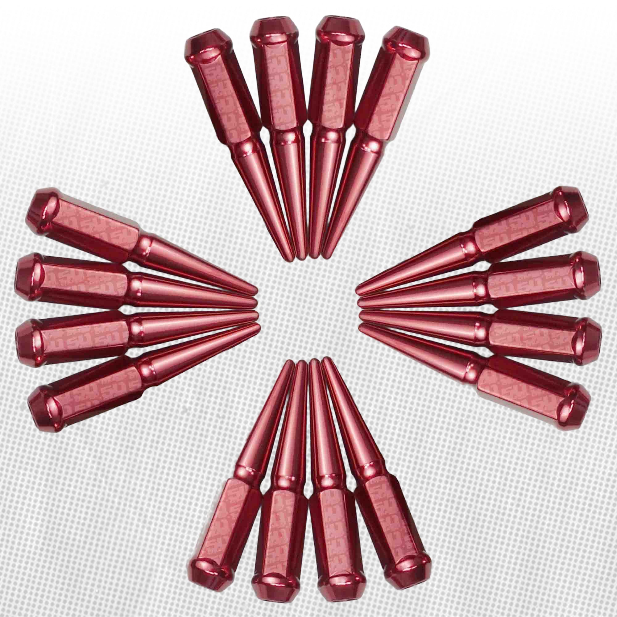 12x1.5mm Extended Spike Lug Nuts - 60 Degree Taper Seat