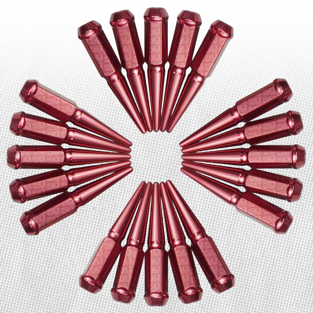 1/2 Inch Extended Spike Lug Nuts - 60 Degree Taper Seat