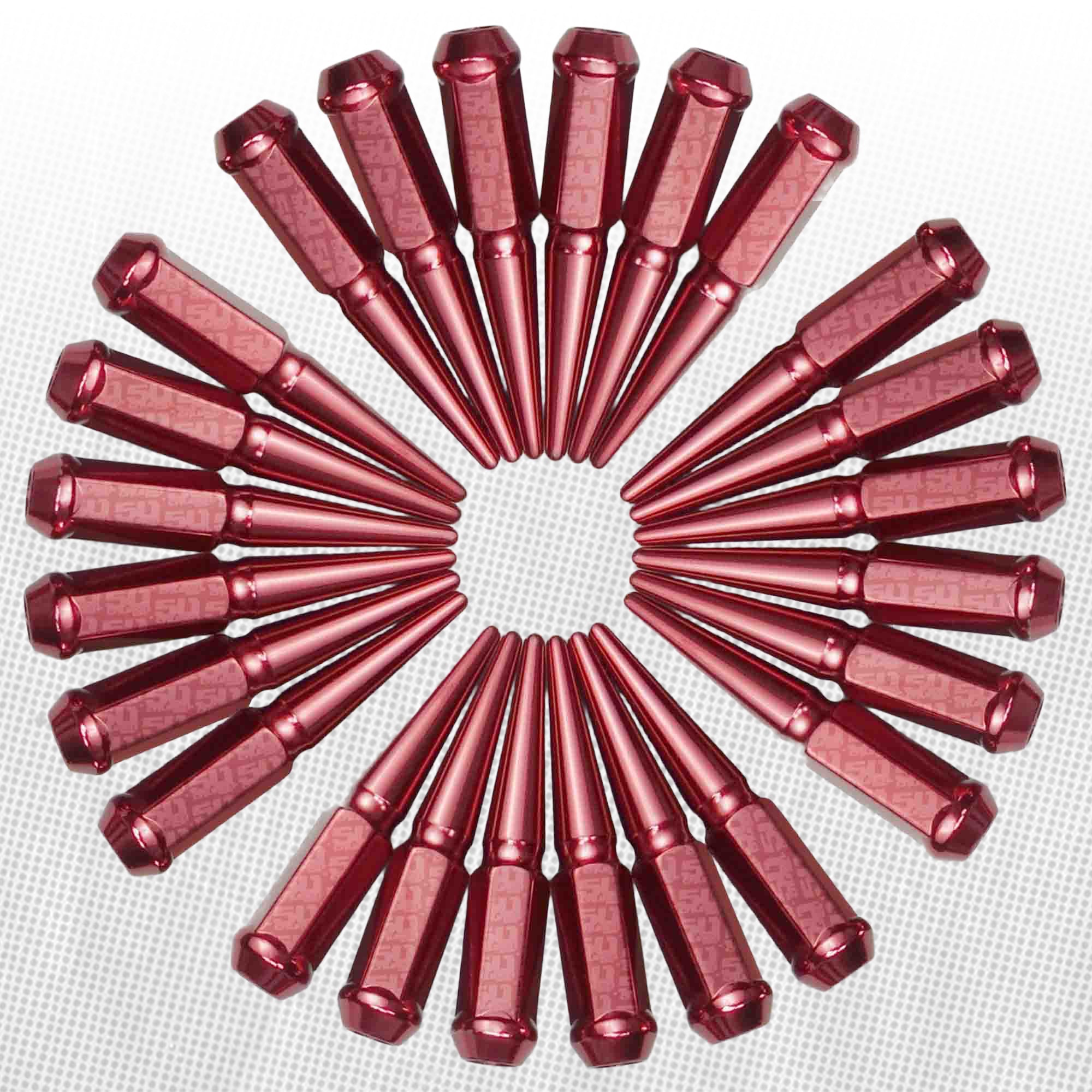 14x1.5mm Extended Spike Lug Nuts - 60 Degree Taper Seat