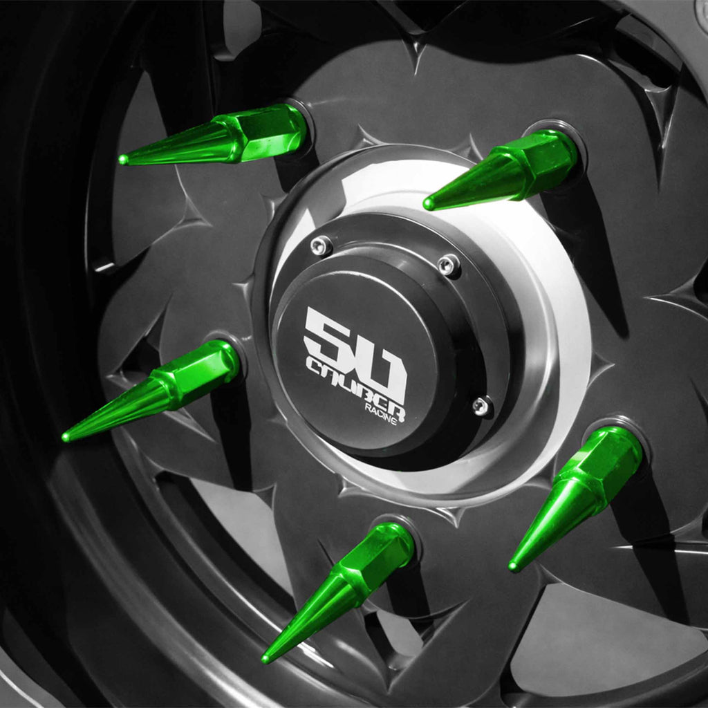 12x1.5mm Extended Spike Lug Nuts - 60 Degree Taper Seat
