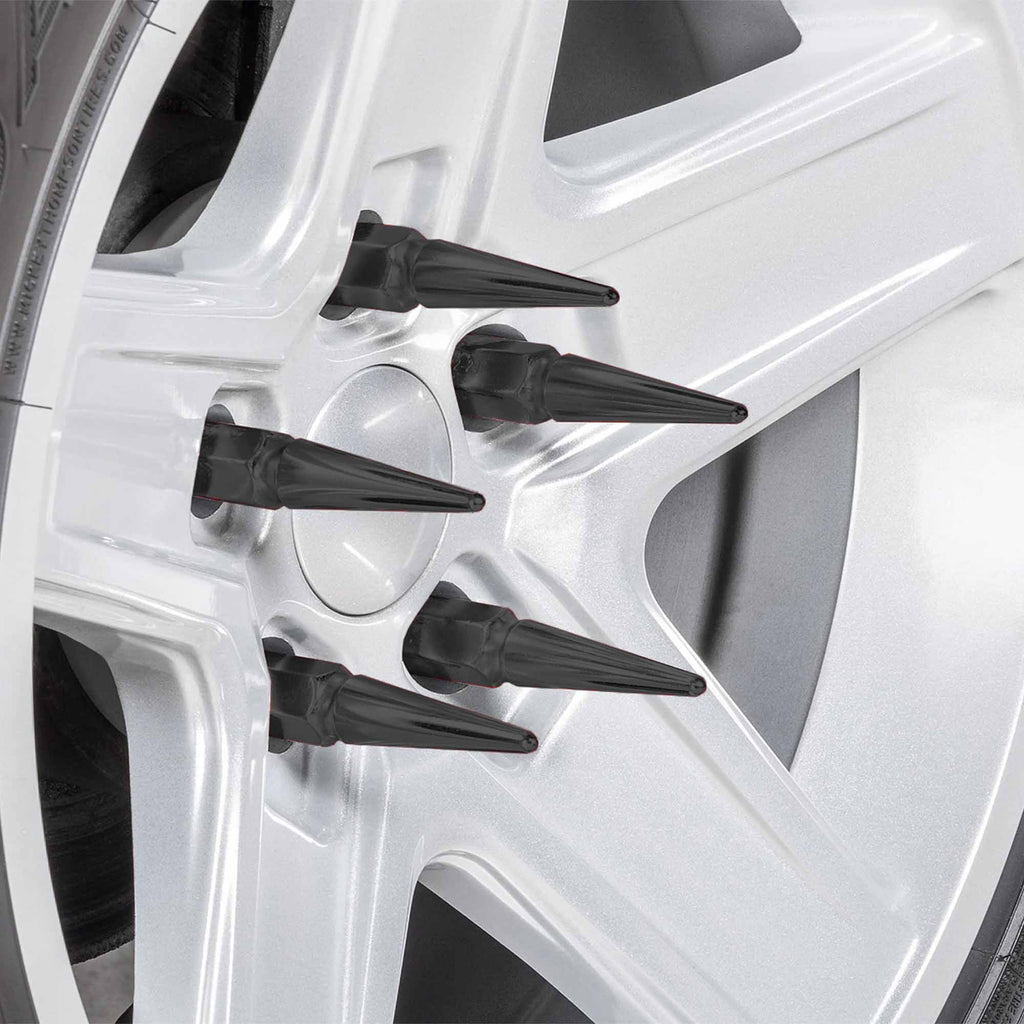 10x1.25mm Extended Spike Lug Nuts - 60 Degree Taper Seat
