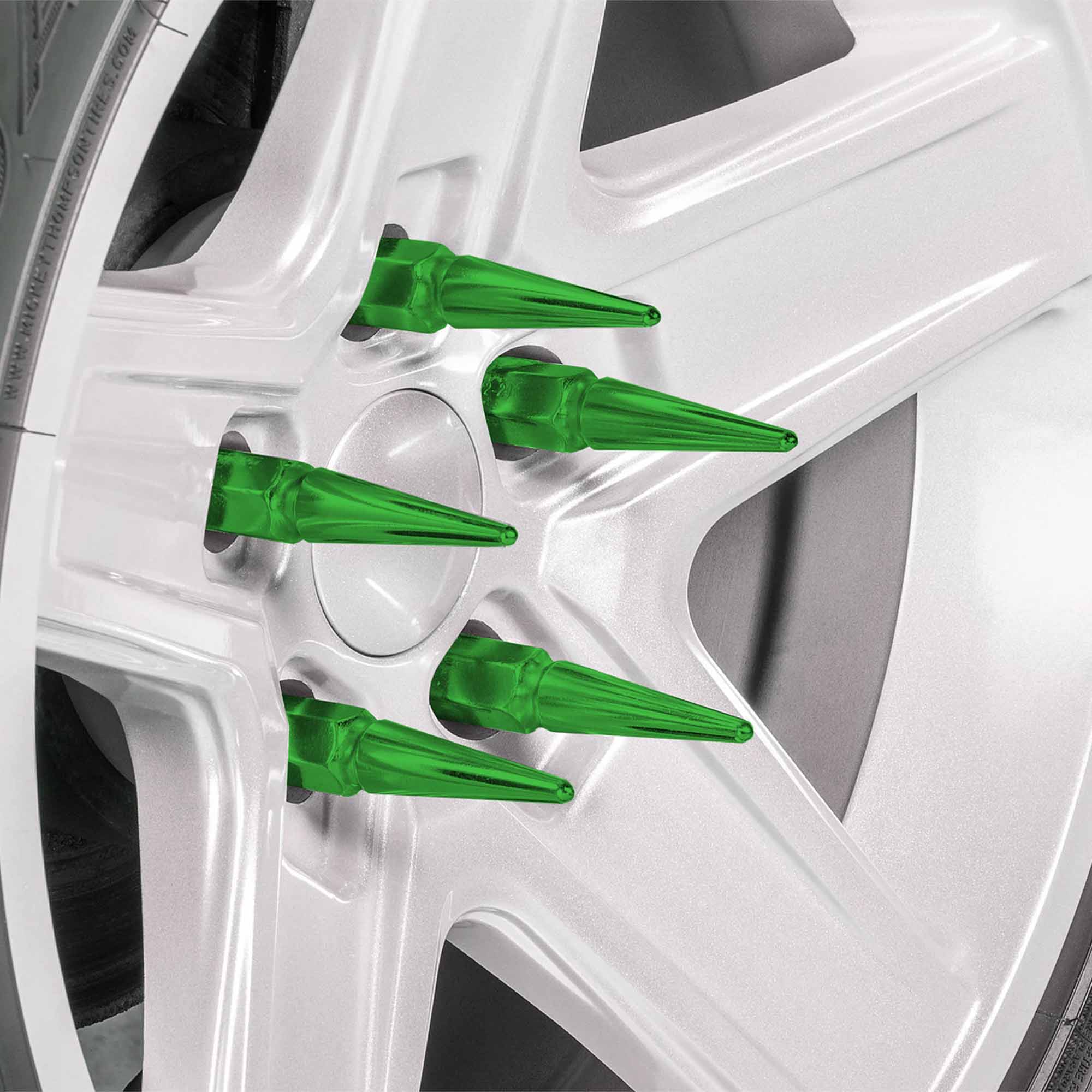 1/2 Inch Extended Spike Lug Nuts - 60 Degree Taper Seat