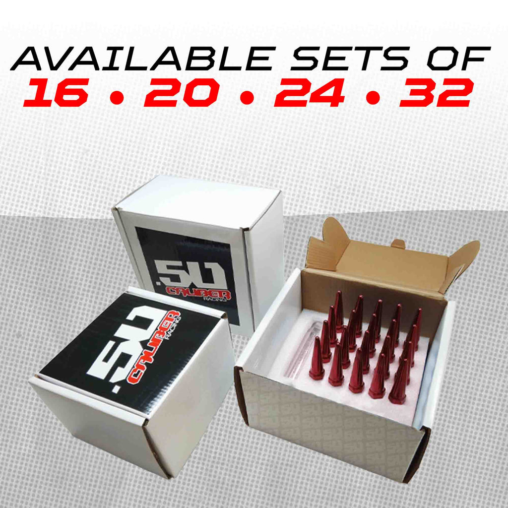 9/16 Extended Spike Lug Nuts - 60 Degree Taper Seat