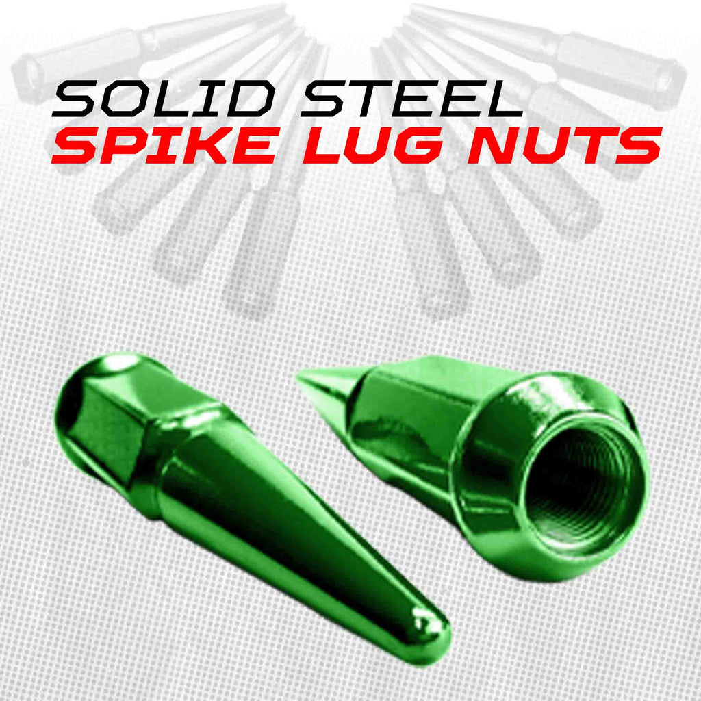 14x1.5mm Extended Spike Lug Nuts - 60 Degree Taper Seat