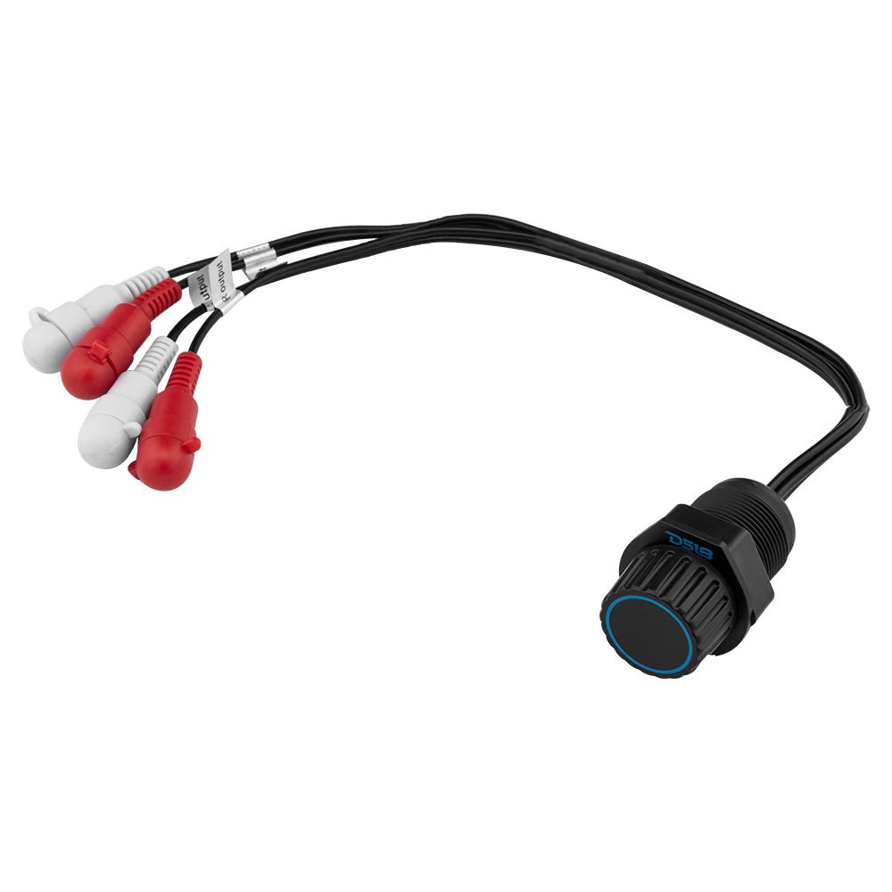 Marine Gain Attenuator (Bass Knob) Compatible With Any Source Unit That Uses RCA