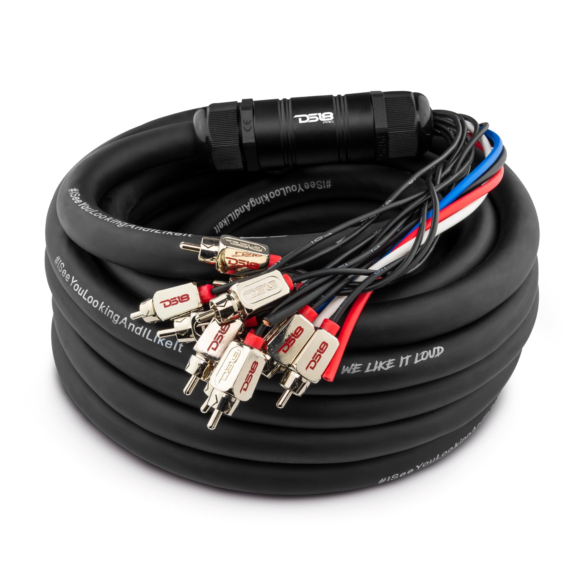 Snake, Medusa 10 Channel RCA and 4 x 12GA OFC Power Wire 30 Feet