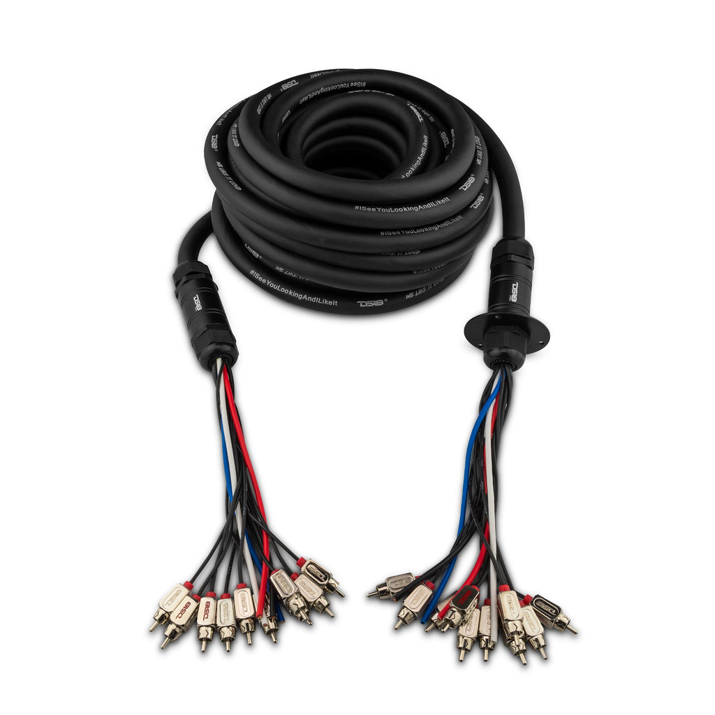 Snake, Medusa 10 Channel RCA and 4 x 12GA OFC Power Wire 50 Feet